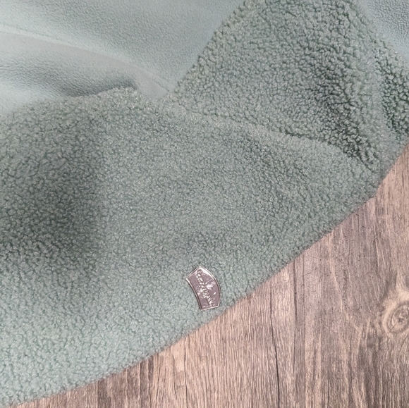 Koolaburra by UGG Bonded Fleece Jacket with Cinch Waist Silver Green - Picture 8 of 11